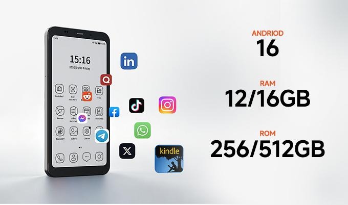 Primeiro smartphone E Ink de tela dupla grande do mundo com 80 FPS chegou ao Kickstarter em 10 de julho: Bigme HiBreak Dual 2 a partir de apenas US$ 544,50 7 image 2
