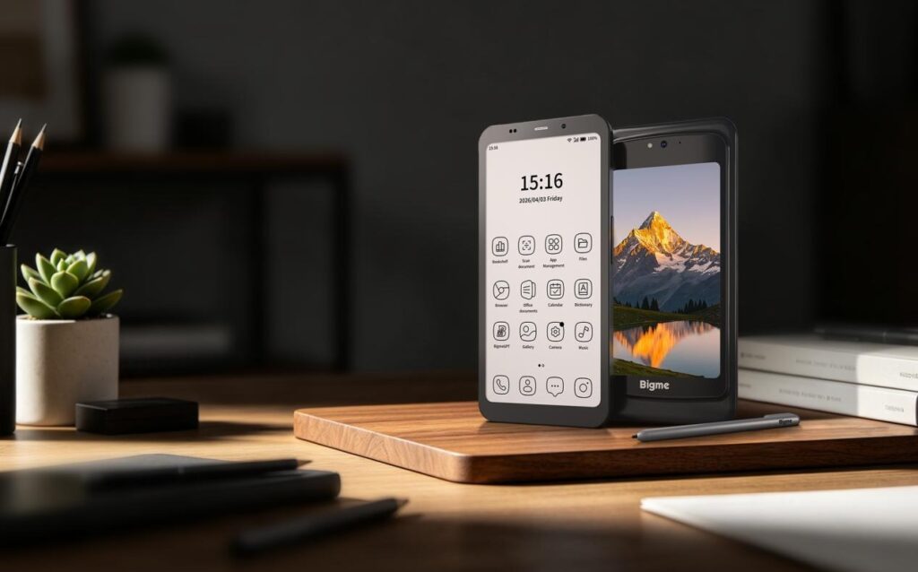 Primeiro smartphone E Ink de tela dupla grande do mundo com 80 FPS chegou ao Kickstarter em 10 de julho: Bigme HiBreak Dual 2 a partir de apenas US$ 544,50 5 image 3